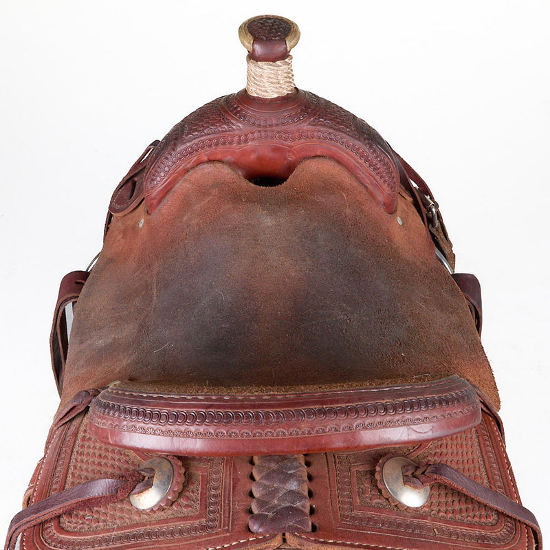 NRS Used 13in Basket Stamped Youth Team Roper