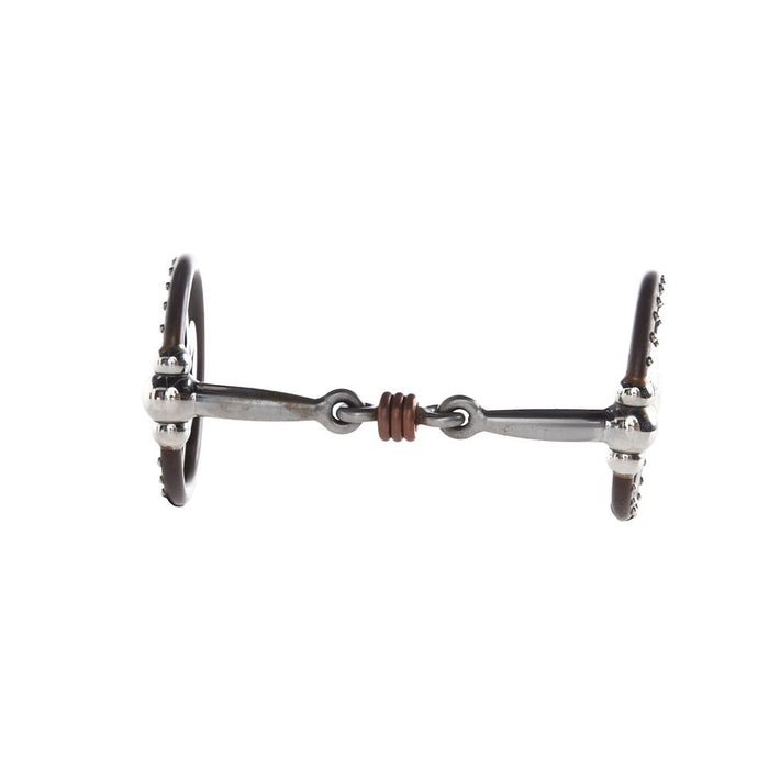 Tom Balding Bits 3 in 1 Antique Brown Concho Snaffle Bit