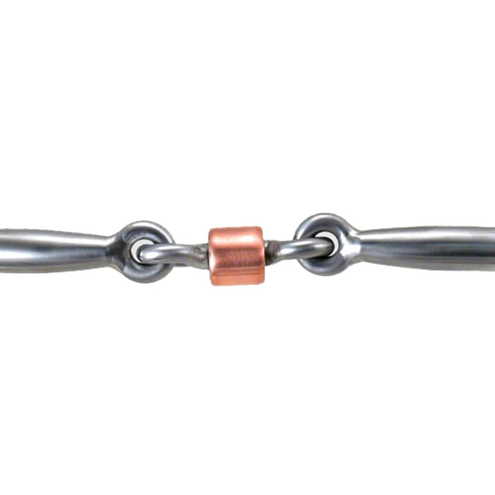 Tom Balding Bits Ballhinge Slick Snaffle 50 with Dots