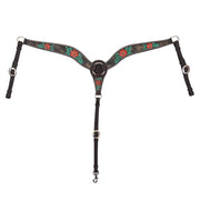 Circle Y Saddlery Cactus Flower Filigree Breast Collar