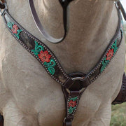 Circle Y Saddlery Cactus Flower Filigree Breast Collar