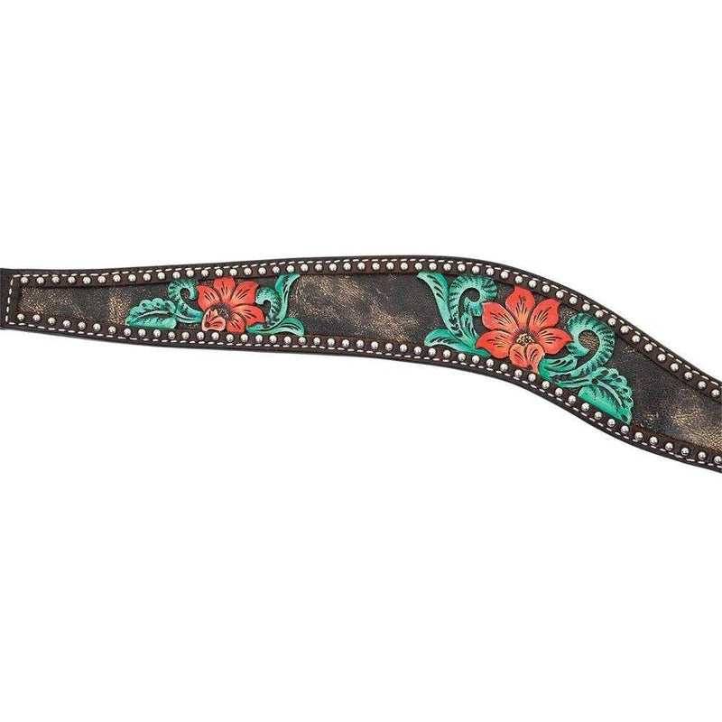 Circle Y Saddlery Cactus Flower Filigree Breast Collar