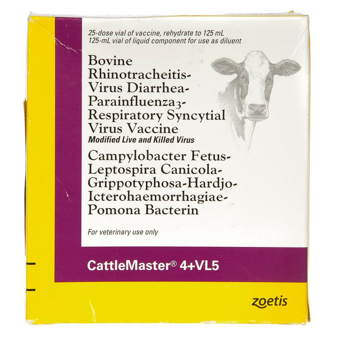 Zoetis Animal Health CattleMaster 4&VL5 25 Dose