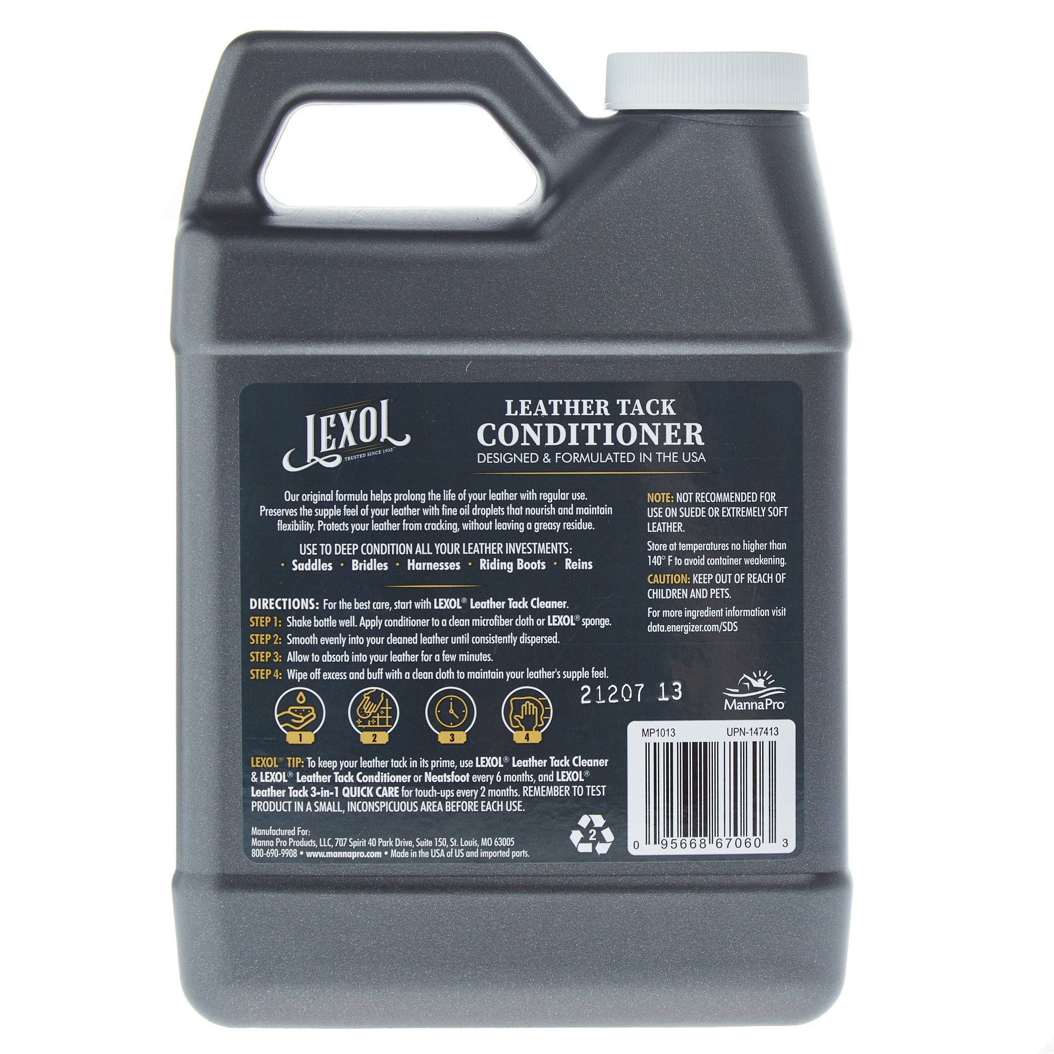 Lexol Leather Tack Conditioner Step 2 1 Liter Bottle