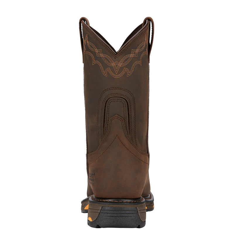 Ariat Men's WorkHog Oily Distressed Waterproof Composite Toe Work Boot