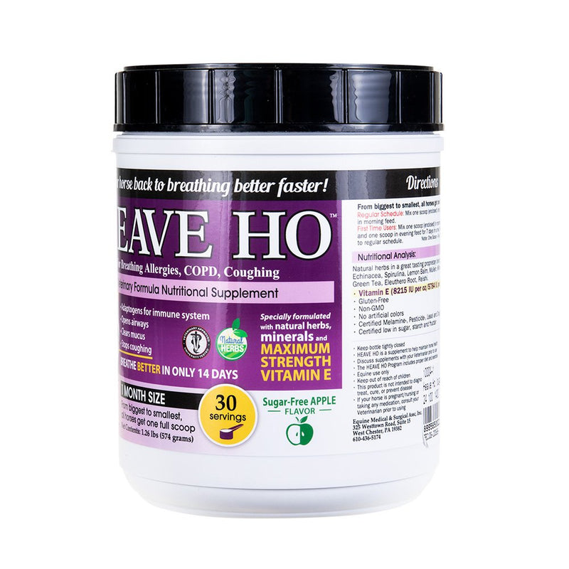 Equine Medical Heave Ho 30 day (Sugar Free Apple)