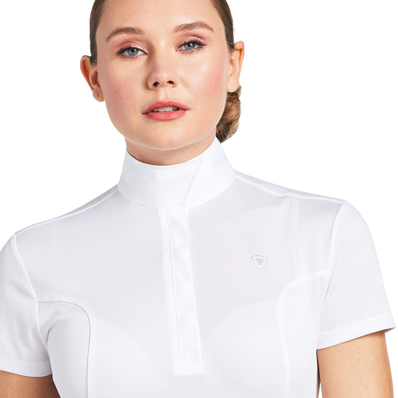 Ariat Women's Aptos White Short Sleeve English Show Shirt