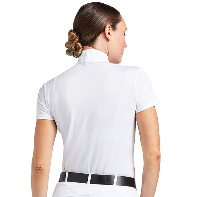 Ariat Women's Aptos White Short Sleeve English Show Shirt