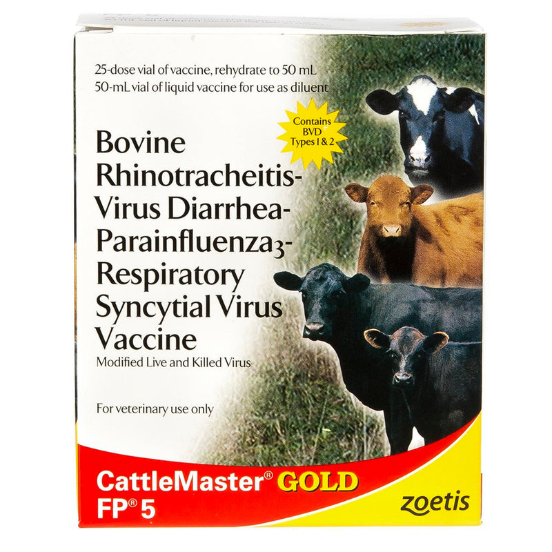 Zoetis Animal Health CattleMaster Gold FP5 25 Dose