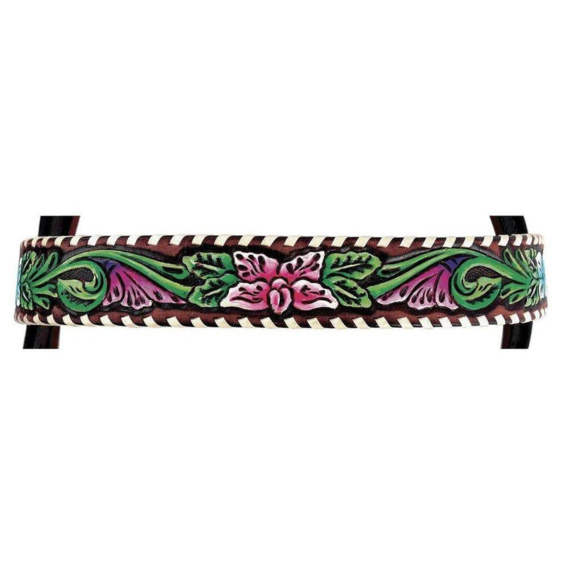 Circle Y Saddlery Vibrant Garden Browband Headstall