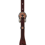 Weaver Leather Copper Flower Heel Buckle Browband Headstall