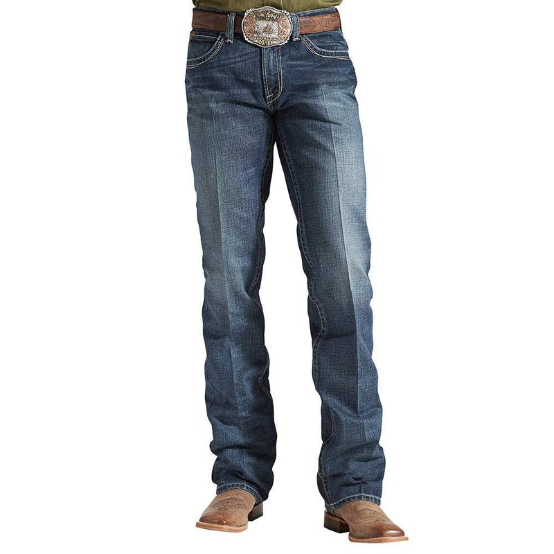 Ariat Men's M5 Boundary Slim Stackable Straight Leg Jeans