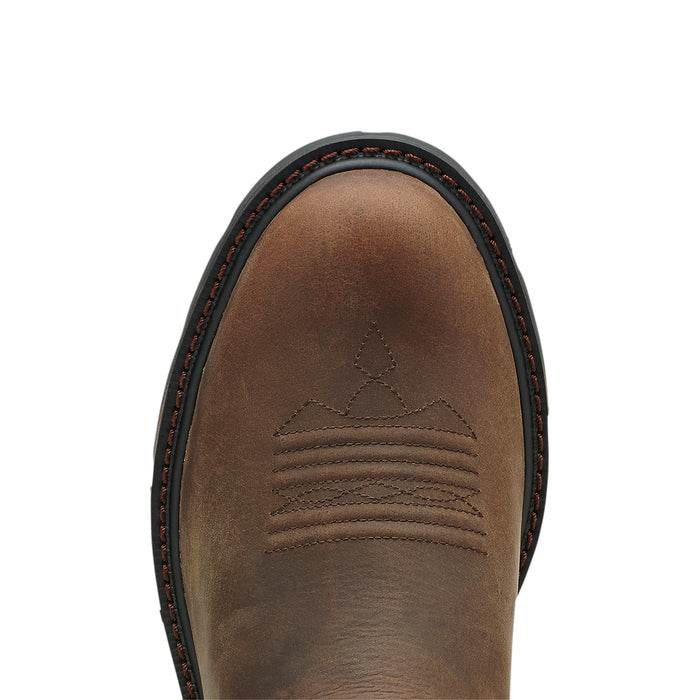 Ariat Men`s Groundbreaker 10In Top Round Soft Toe Work Boot