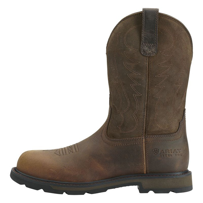 Ariat Men's Groundbreaker Pull-On Steel Toe Work Boots