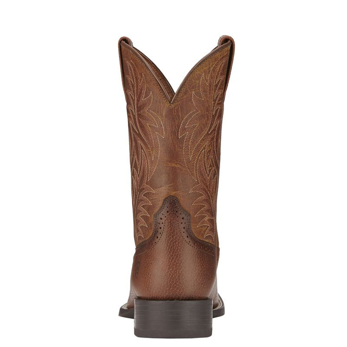 Ariat Men's Sport Western Fiddle Brown Cowboy Boots
