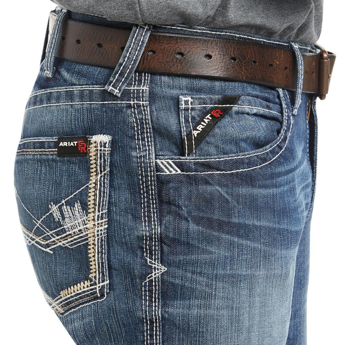 Ariat Men's FR M4 Relaxed Ridgeline Glacier Jeans