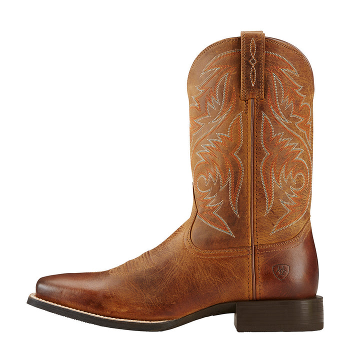 Ariat Men's Sport Herdsman Powder Brown Cowboy Boot