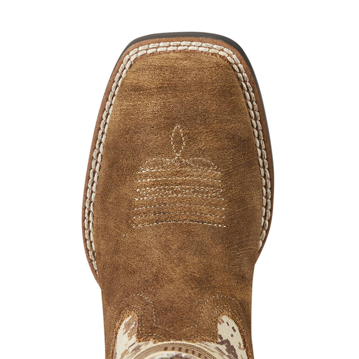 Ariat Youth Patriot Antique Mocha Vamp Sand Camo Top Boot