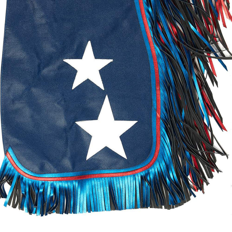 Jerry Beagley Braiding Company Small Adult Chap w/Flag
