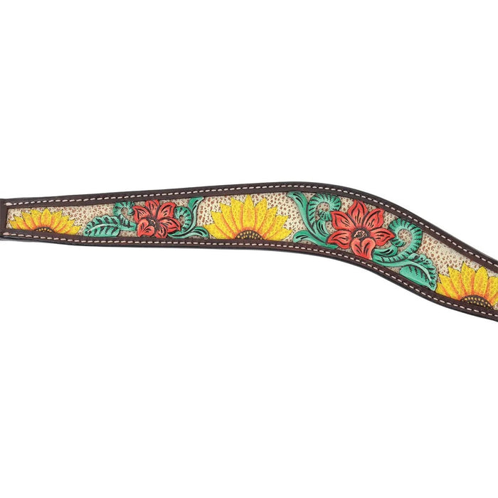 Circle Y Saddlery Rising Sunflower Breast Collar