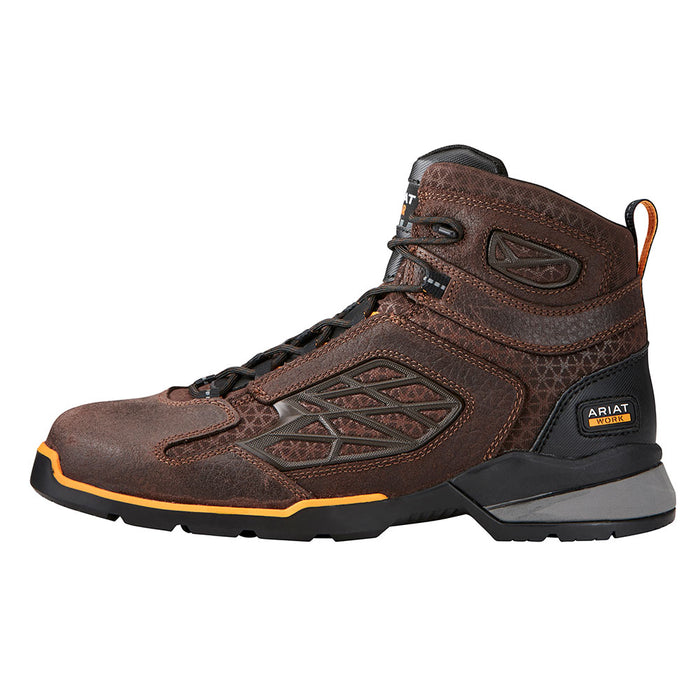 Ariat Men's Rebar Flex 6in. CT Brown Composite Round Toe Work Boot