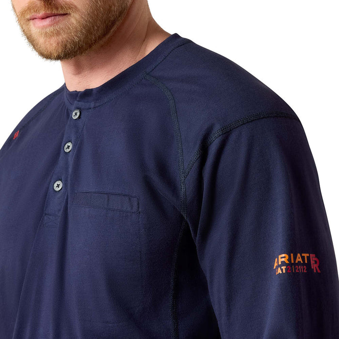 Ariat Men's FR Navy Henley