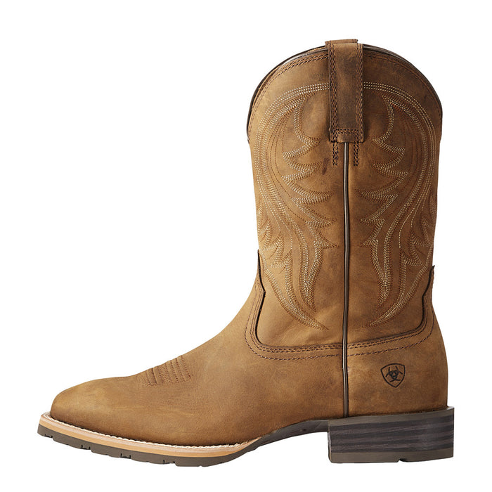 Ariat Men's Hybrid Rancher Distressed Brown Square Toe Cowboy Boot