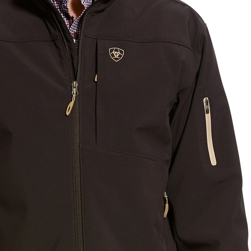 Ariat Mens Vernon 2.0 Coffee Bean Softshell Jacket