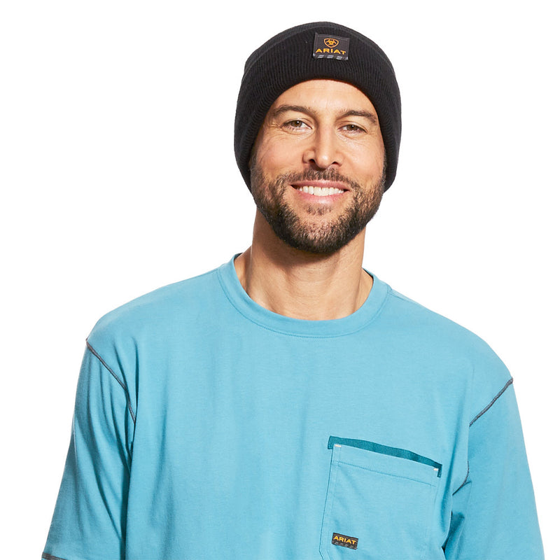 Ariat Men's Black Beanie