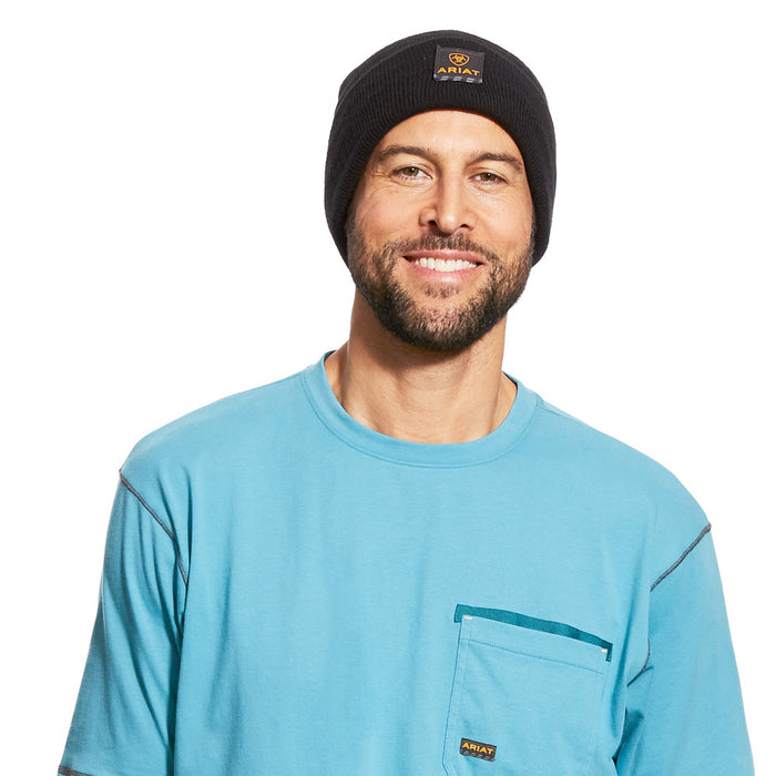 Ariat Men's Black Beanie