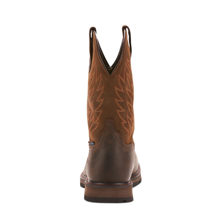 Ariat Men`s Groundbreaker 10In Top Wide Square Steel Toe Work Boot