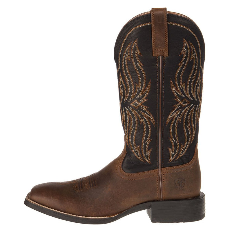 Ariat Men's Sport Rustler Brute Brown Cowboy Boot