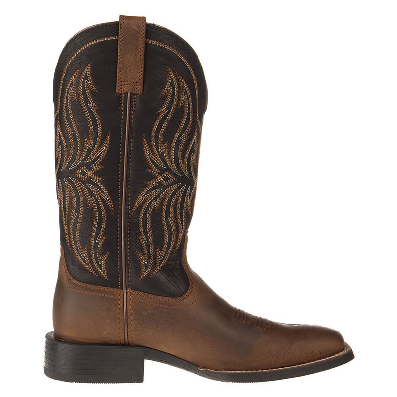Ariat Men's Sport Rustler Brute Brown Cowboy Boot