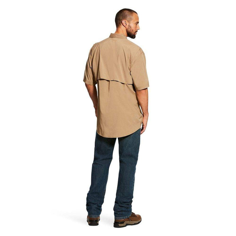 Ariat Men's Rebar VentTek Khaki Work Shirt