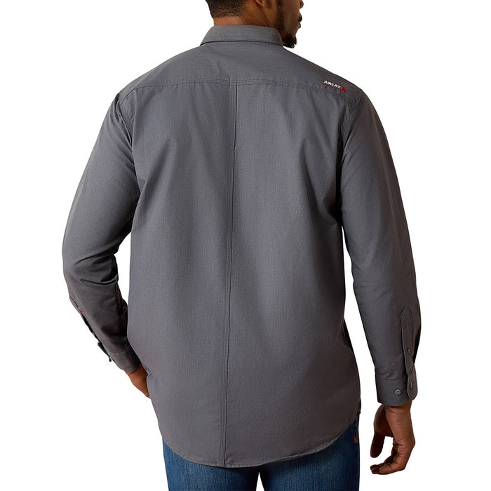 Ariat Men's Feather Light FR Gunmetal Work Shirt