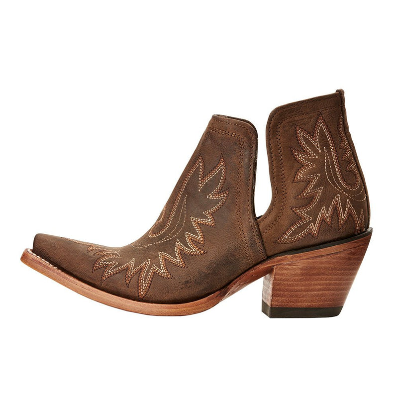 Ariat Women's Airat Weathered Brown Dixon Short Booties