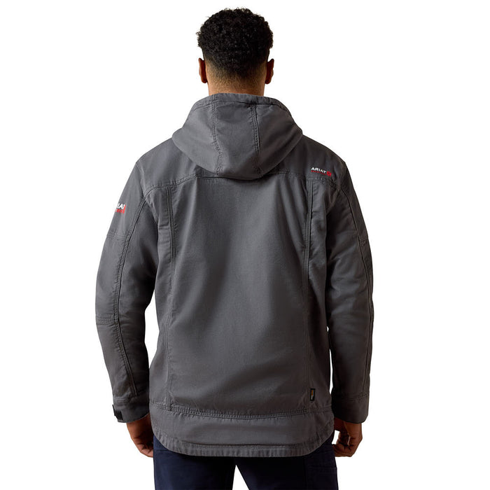 Ariat Men's FR DuraLight Cordura Iron Grey Canvas Jacket