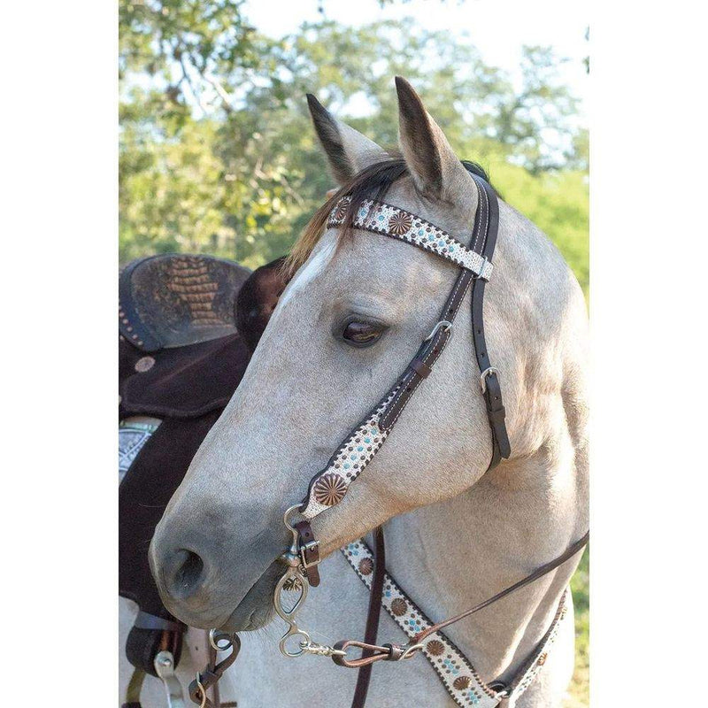 Reinsman Dakota Pinwheel Browband Headstall