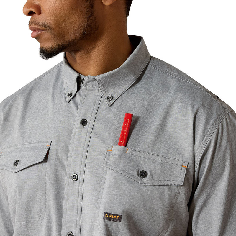 Ariat Men's VentTek Rebar Charcoal Shirt