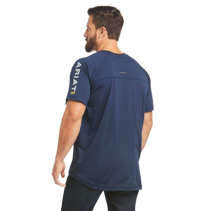 Ariat Men's Rebar Navy Heat Fighter Shirt