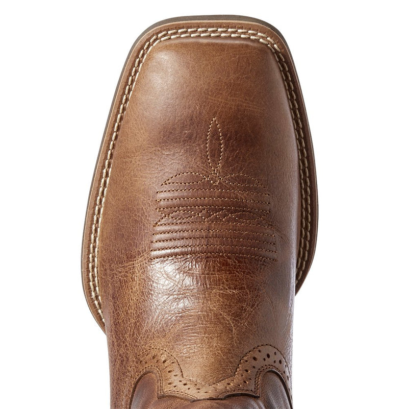 Ariat Men's Sport Cool Venttek Dark Tan 11in. Two Tone Tan Top Cowboy Boot