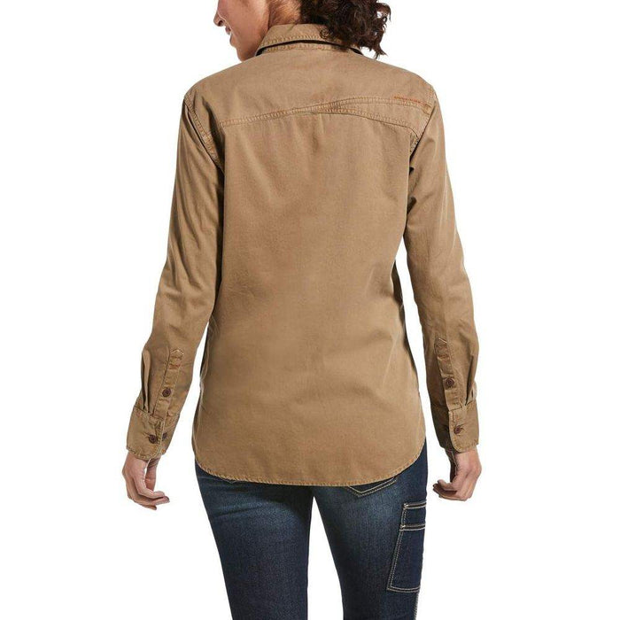 Ariat Women's Rebar Washed Twill Work Shirt