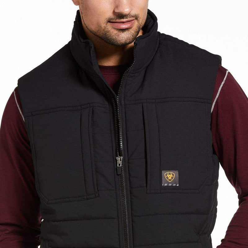 Ariat Men's Rebar Valiant Insulated Canvas Vest