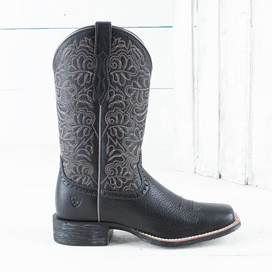 Ariat Womens Remuda Black Square Toe Boot