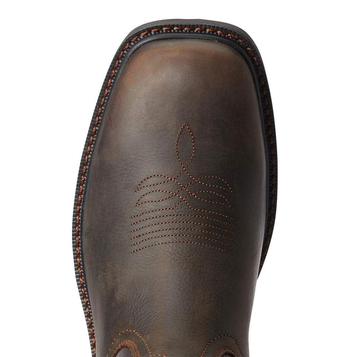 Ariat Men's Groundwork H2O Bitter Brown 11in. Brown Top Soft Wide Square Toe