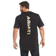 Ariat Men's Rebar Black Workman Logo Shirt