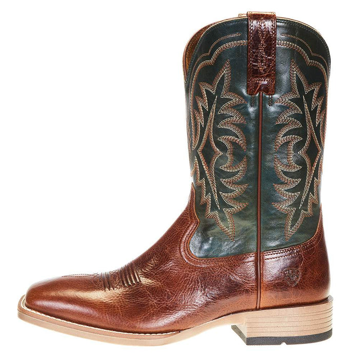 Ariat Men's Ariat Ryden Ultra Gingersnap 11in.  Tack Green Top Square Toe Boot