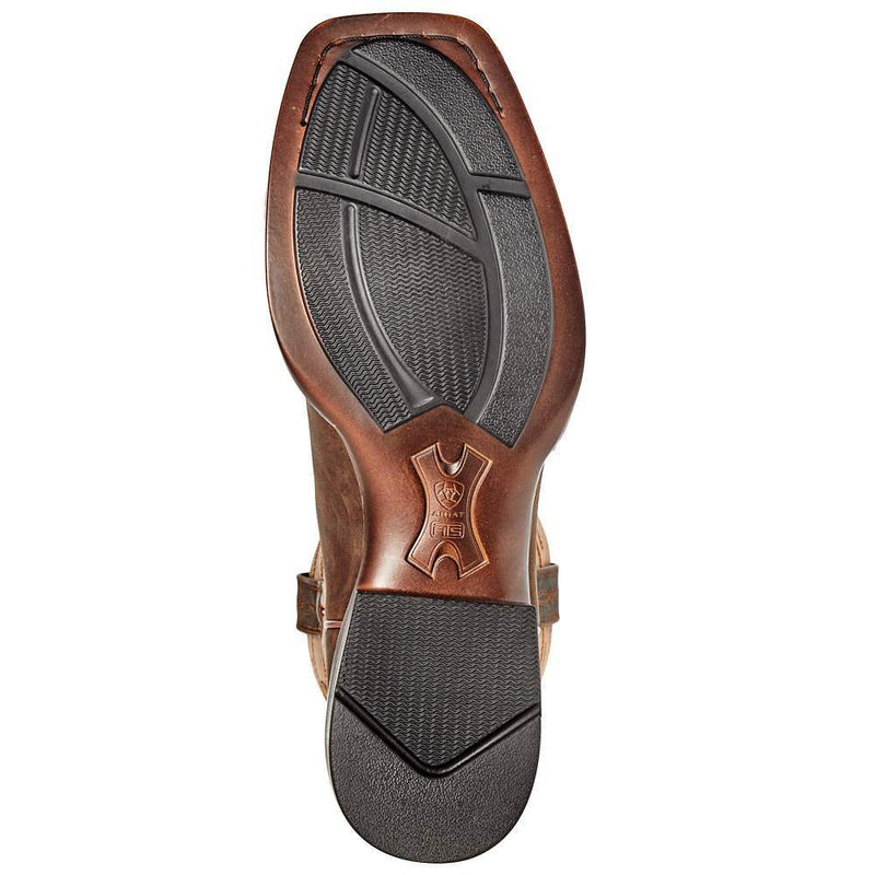 Ariat Men`s Redyen Ultra Dark Roast 11` Weathered Pebble Top Square Toe