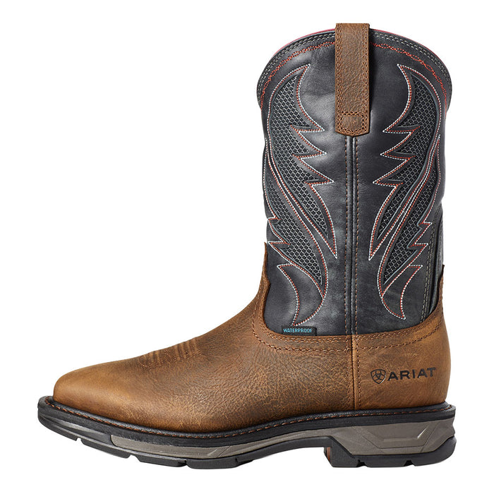Ariat Men's WorkHog XT VentTEK Rye Brown Waterproof Work Boot
