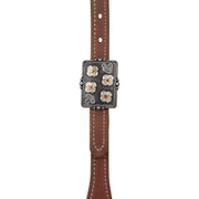 Weaver Leather ProTack Silver Flower Single Ear Headstall